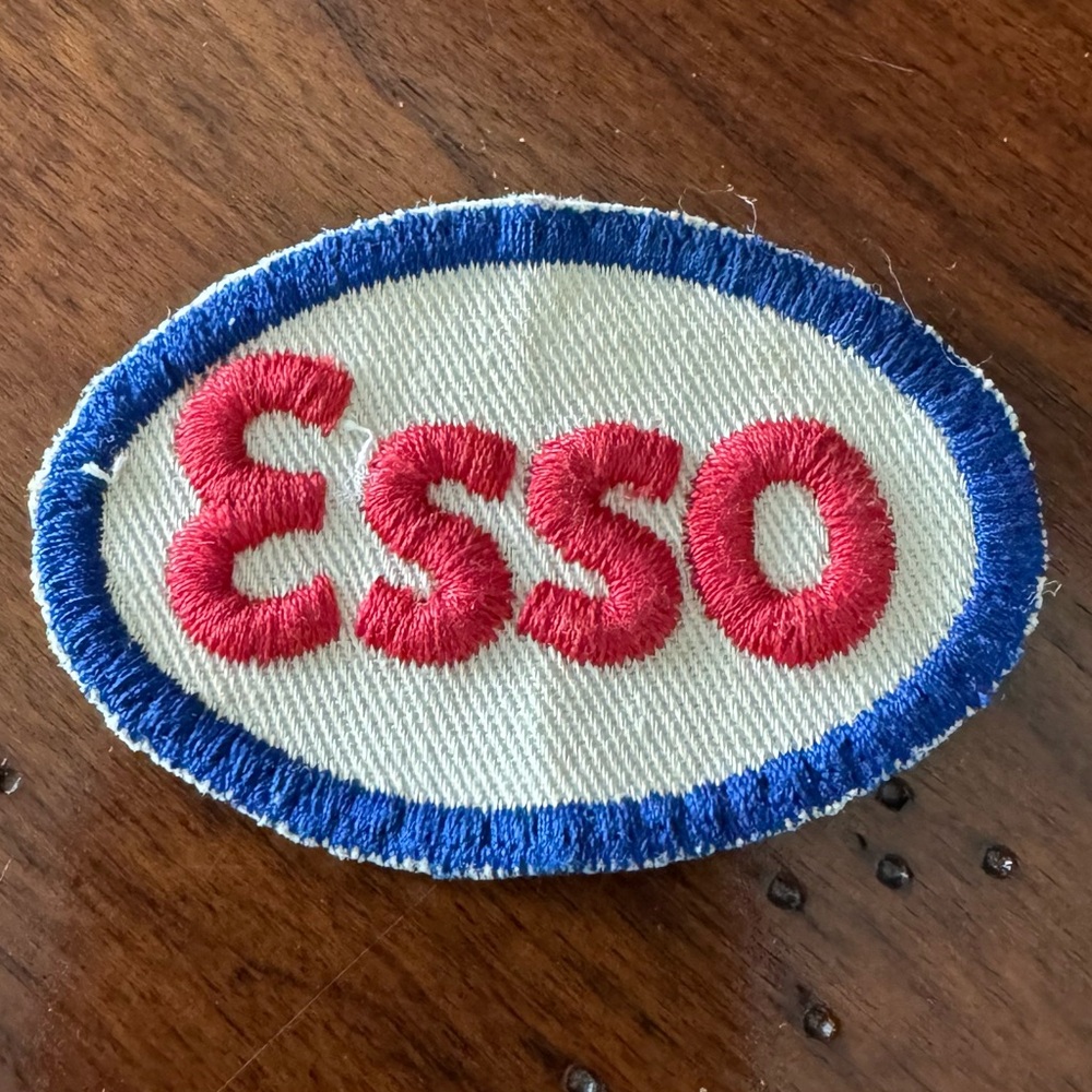 Vintage Esso Embroidered Patch